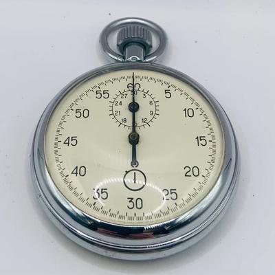 LOT 302: Assortment of Vintage Stop Watches - Swiss Made Apollo and Thales and One From the USSR