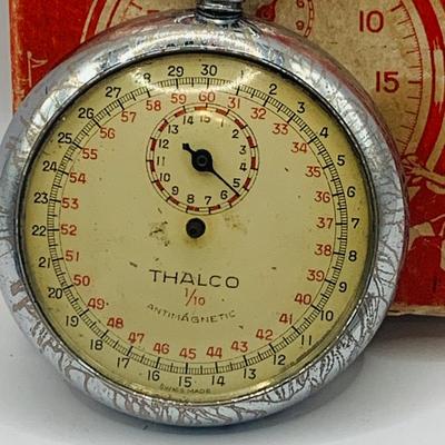 LOT 302: Assortment of Vintage Stop Watches - Swiss Made Apollo and Thales and One From the USSR
