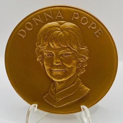 LOT 304: Collection of Six (6) Bronze Medals and Medallions Featuring Notable Women and More