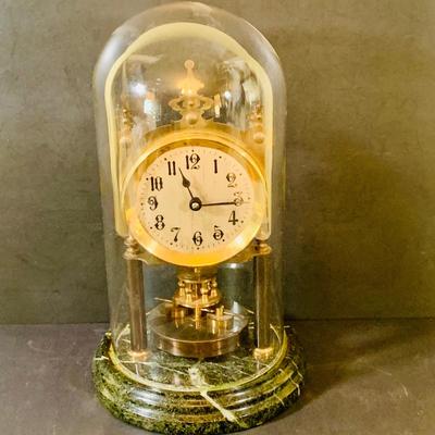 LOT 305: Vintage Marble Base BHA Anniversary Clock