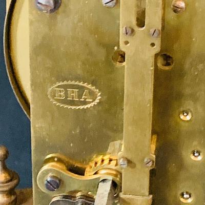 LOT 305: Vintage Marble Base BHA Anniversary Clock