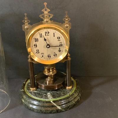 LOT 305: Vintage Marble Base BHA Anniversary Clock