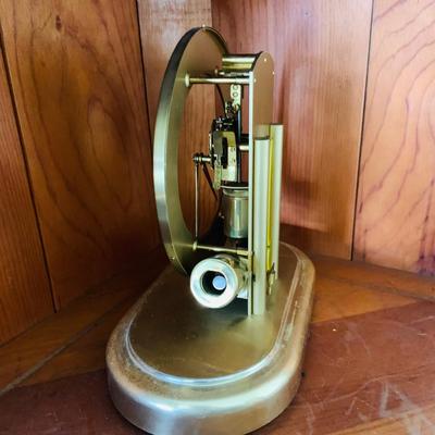 LOT 306: Set of 2 Brass Art Deco Clocks