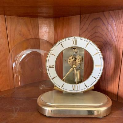 LOT 306: Set of 2 Brass Art Deco Clocks