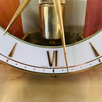 LOT 306: Set of 2 Brass Art Deco Clocks