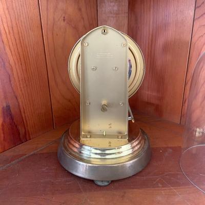 LOT 306: Set of 2 Brass Art Deco Clocks