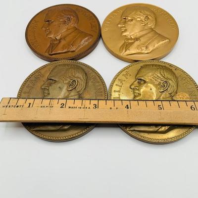 LOT 310: Collection of Six (6) Bronze Medal with US Presidents Willam McKinley, Grover Cleveland and Woodrow Wilson