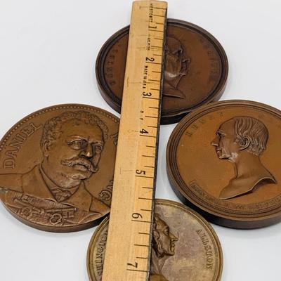 LOT 311: Assortment of Six (6) Bronze Medals/ Tokens
