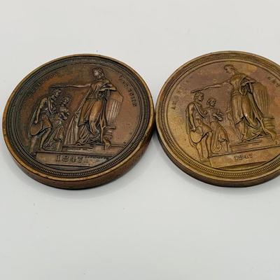 LOT 311: Assortment of Six (6) Bronze Medals/ Tokens