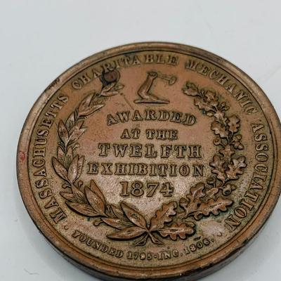 LOT Collection of Eight (8) Vintage and Antique Bronze Medals/Medallion From the. Nineteenth Cenury