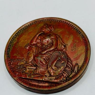 LOT Collection of Eight (8) Vintage and Antique Bronze Medals/Medallion From the. Nineteenth Cenury