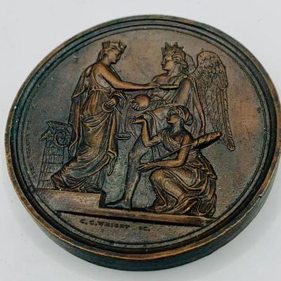 LOT Collection of Eight (8) Vintage and Antique Bronze Medals/Medallion From the. Nineteenth Cenury