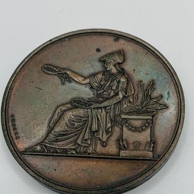 LOT Collection of Eight (8) Vintage and Antique Bronze Medals/Medallion From the. Nineteenth Cenury