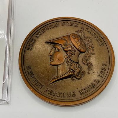 LOT Collection of Eight (8) Vintage and Antique Bronze Medals/Medallion From the. Nineteenth Cenury
