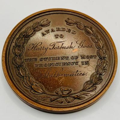 LOT Collection of Eight (8) Vintage and Antique Bronze Medals/Medallion From the. Nineteenth Cenury