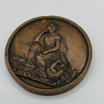 LOT Collection of Eight (8) Vintage and Antique Bronze Medals/Medallion From the. Nineteenth Cenury
