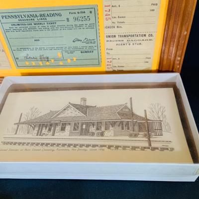 LOT 316: South Jersey/Philly Local and Other Memorabilia Including Tokens, Bronze Medals Post Cards, Signed Books, Photos and More
