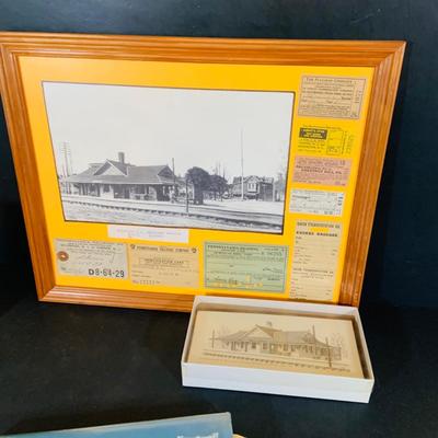 LOT 316: South Jersey/Philly Local and Other Memorabilia Including Tokens, Bronze Medals Post Cards, Signed Books, Photos and More