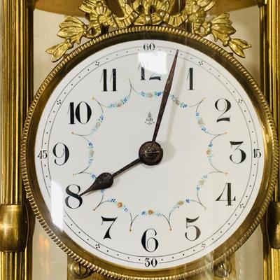 LOT 318: Set of Three (3) Large 400 Day Brass Anniversary Clocks