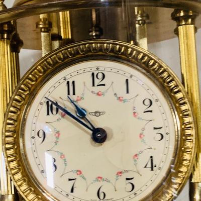 LOT 318: Set of Three (3) Large 400 Day Brass Anniversary Clocks