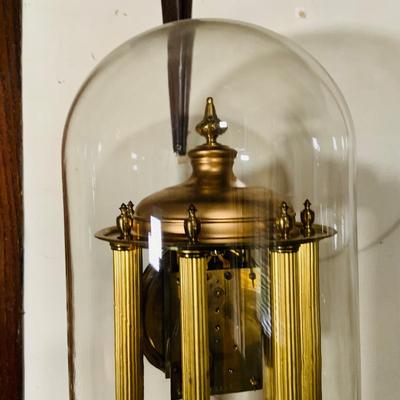 LOT 318: Set of Three (3) Large 400 Day Brass Anniversary Clocks