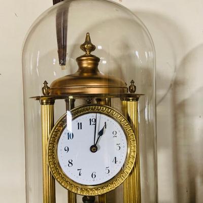 LOT 318: Set of Three (3) Large 400 Day Brass Anniversary Clocks