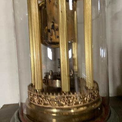 LOT 318: Set of Three (3) Large 400 Day Brass Anniversary Clocks
