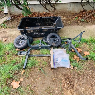 LOT 320: Unassembled Gorilla Lawn Cart
