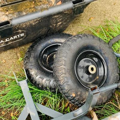 LOT 320: Unassembled Gorilla Lawn Cart