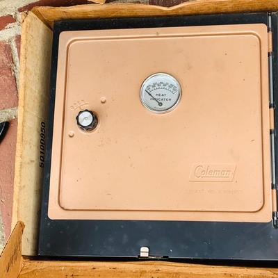 LOT 323: Coleman Camping Stoves and Oven and Other Camping Tools