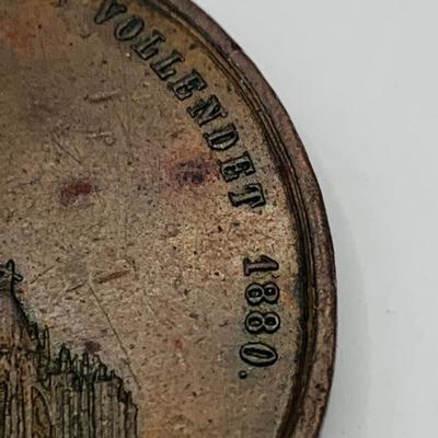 LOT 355: Collection of Four (4) Antique Medals 1880 German Medal, Garibaldi Metal, 1880 Marzo Medal and More