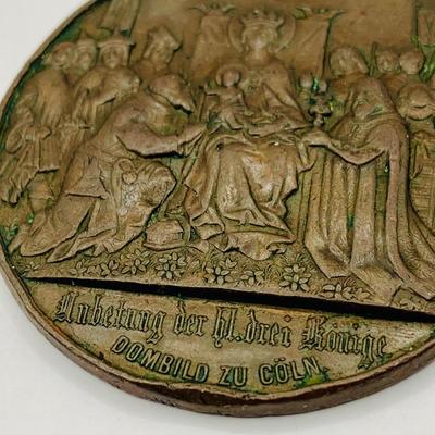 LOT 355: Collection of Four (4) Antique Medals 1880 German Medal, Garibaldi Metal, 1880 Marzo Medal and More