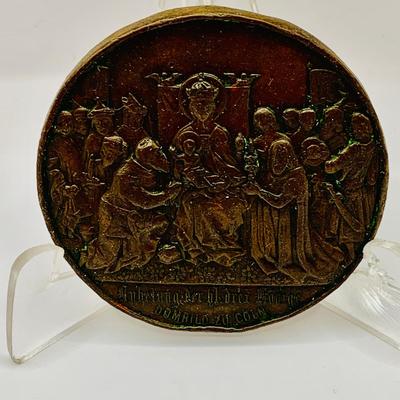 LOT 355: Collection of Four (4) Antique Medals 1880 German Medal, Garibaldi Metal, 1880 Marzo Medal and More