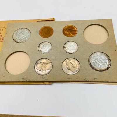 LOT 356: US Mint 1968 Coin Set, 1956 Coin Sets (not complete) and
