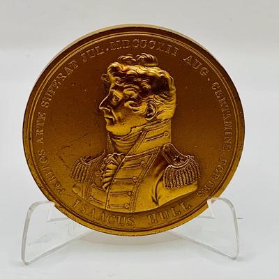 LOT 357: Set of Six(6) Bronze Medals/ Medallions - Lincoln and Military Figures