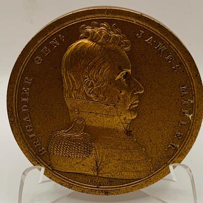 LOT 357: Set of Six(6) Bronze Medals/ Medallions - Lincoln and Military Figures