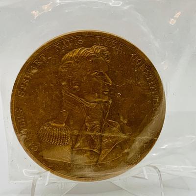 LOT 357: Set of Six(6) Bronze Medals/ Medallions - Lincoln and Military Figures