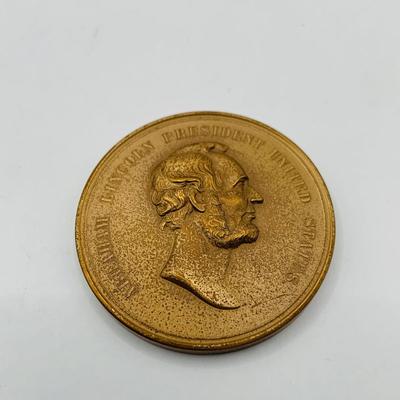 LOT 358: Set of Six (6) Tokens/ Medals - James Madison, Hunting Club, `Numismatics Assoc., Lincoln and More