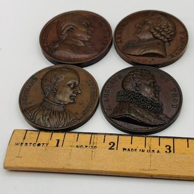 LOT 359: Set of Four(4) 19th Century Bronze Medals