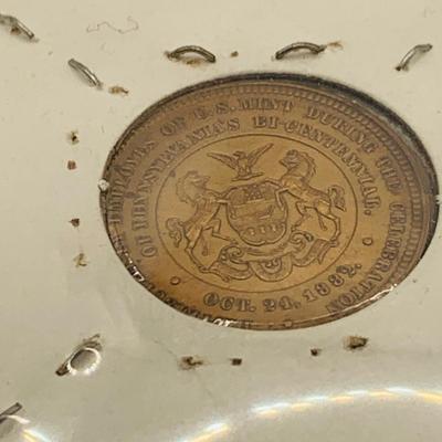 LOT 382: Bicentennial Bronze Nickels and William Penn Token