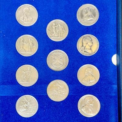 LOT 388: Collection of Medals Commemorating Battles of the American Revolution from 1973