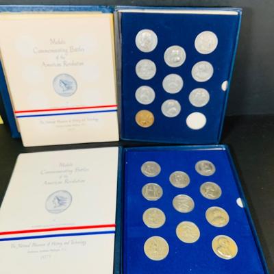 LOT 388: Collection of Medals Commemorating Battles of the American Revolution from 1973