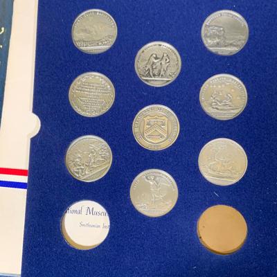 LOT 388: Collection of Medals Commemorating Battles of the American Revolution from 1973