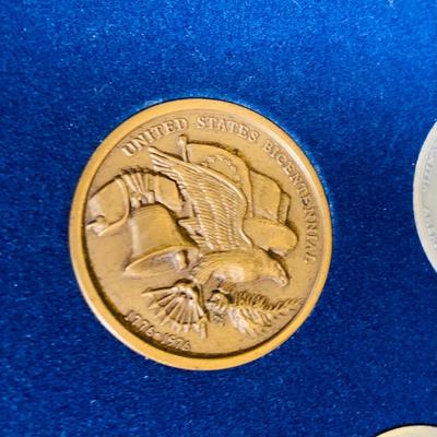 LOT 388: Collection of Medals Commemorating Battles of the American Revolution from 1973