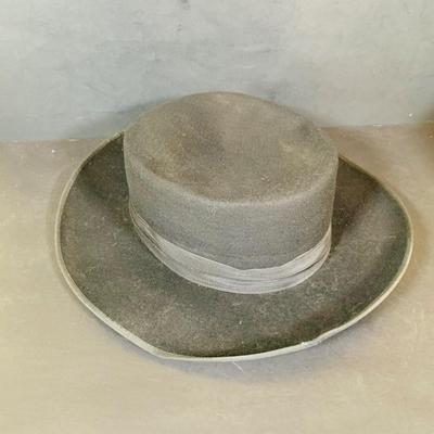 LOT Collection of Vintage Hats - US Navy, Sombrero, Ski Hat and Straw Hat