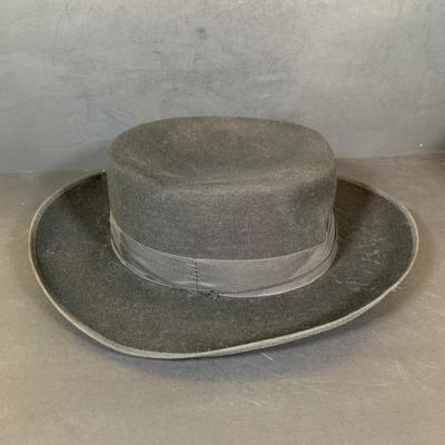 LOT Collection of Vintage Hats - US Navy, Sombrero, Ski Hat and Straw Hat