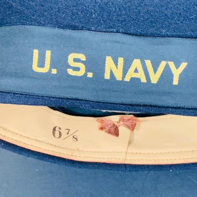 LOT Collection of Vintage Hats - US Navy, Sombrero, Ski Hat and Straw Hat
