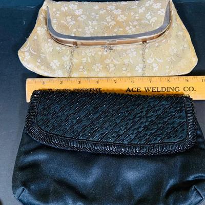 LOT 393: Collection of Vintage Evening Clutches, Purses and More