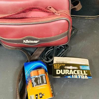 LOT 394: Assortment of Digital Cameras, Binoculars, Books and More