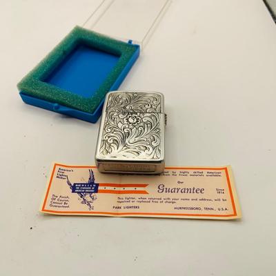 LOT 398: Assortment of Vintage Lighters by Zippo and Other and Scripto Tin Box